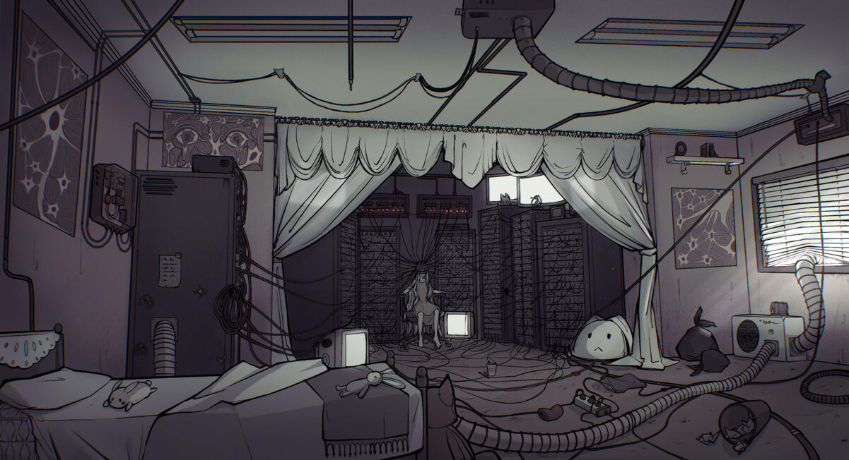 Digital "throne room"